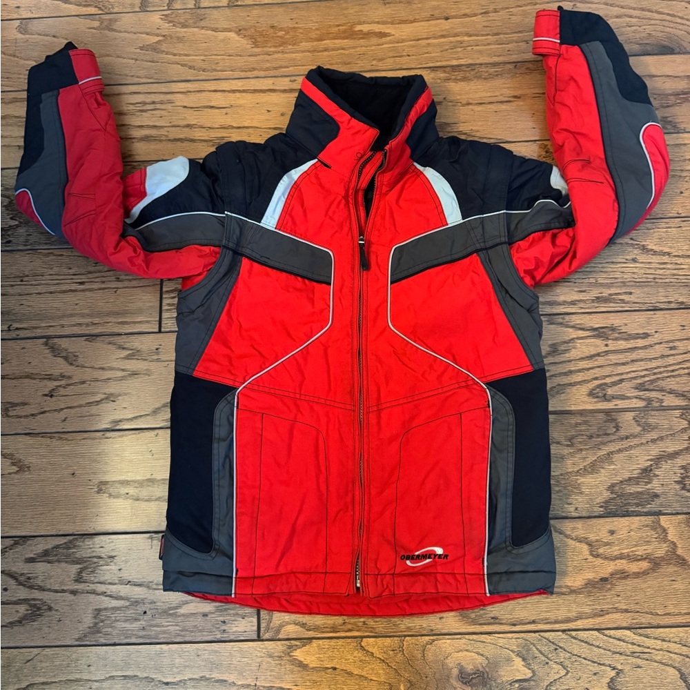 Boy’s Obermeyer Waterproof Windproof Ski Snowboard Jacket sz 14 Junior